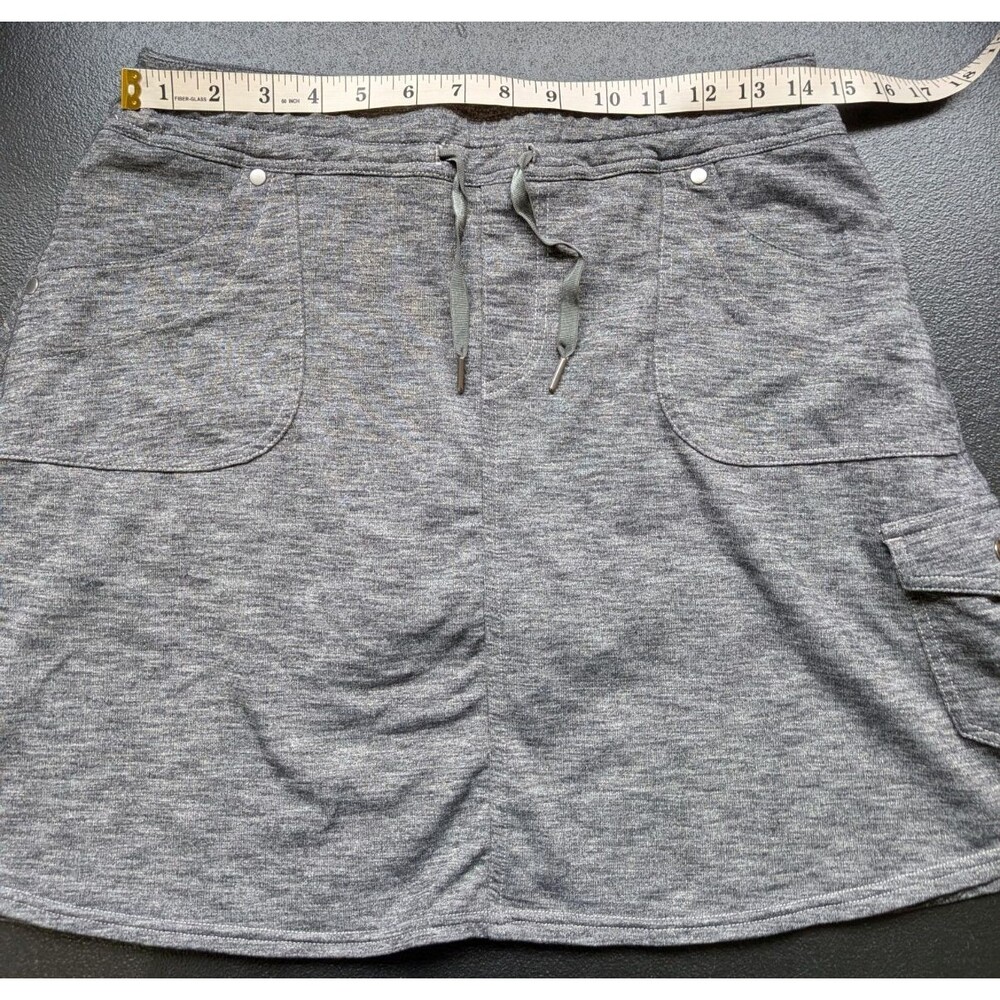 Kuhl Skort Heather Gray Cargo Pull On Hiking Outdoor Athleisure Golf Medium - Picture 5 of 11